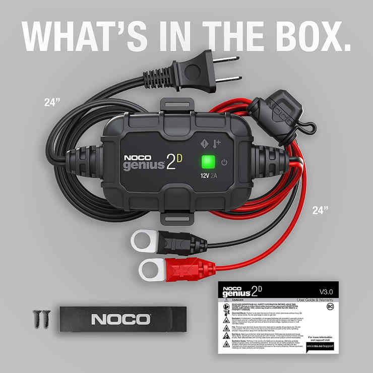 noco genius2d battery charger, box