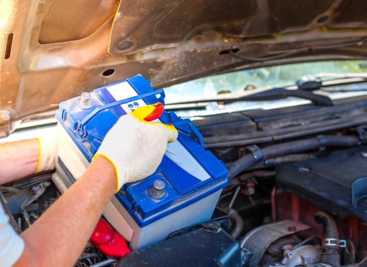 How to Connect a Car Battery, safety