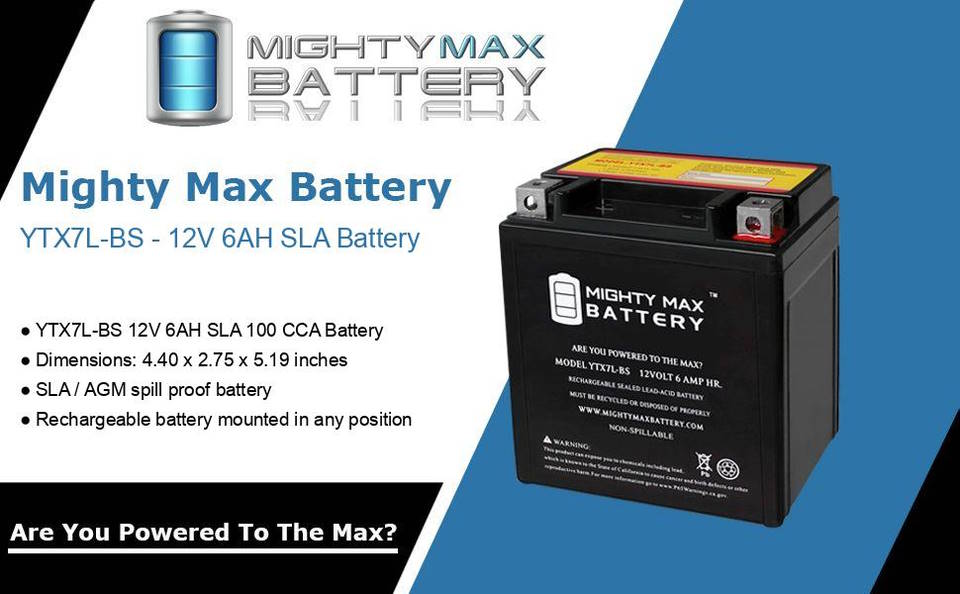 Mighty Max 12 Volt 6 AH Rechargeable AGM Motorcycle Battery Review