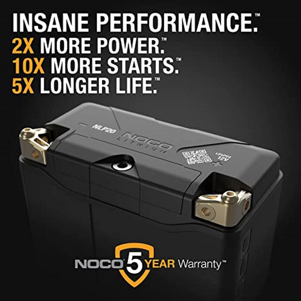 NOCO Lithium NLP20 Motorcycle Battery Review