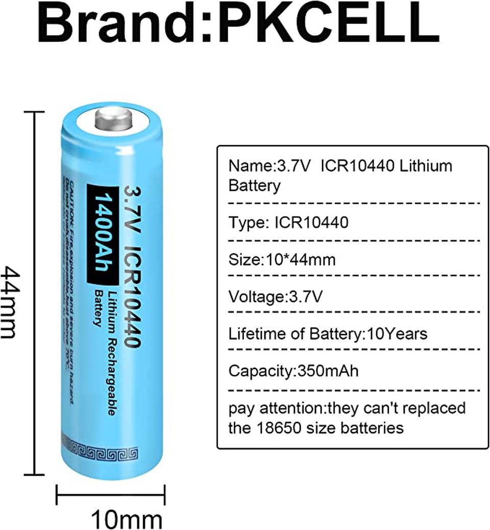 PKCELL Lithium Ion Rechargeable 3.7V Battery Review