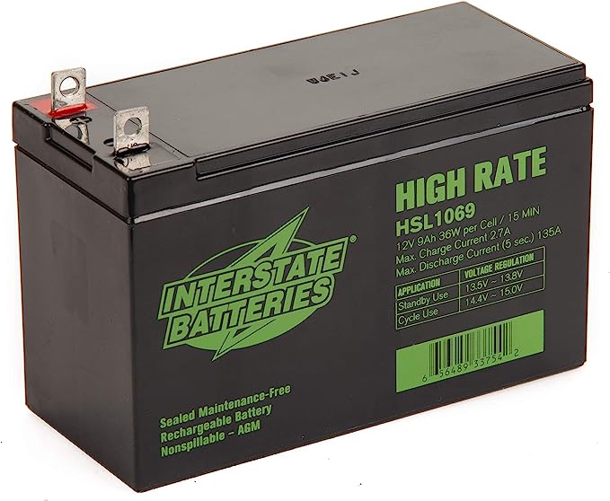 Interstate Batteries 12V 9Ah Rechargeable AGM Battery Review