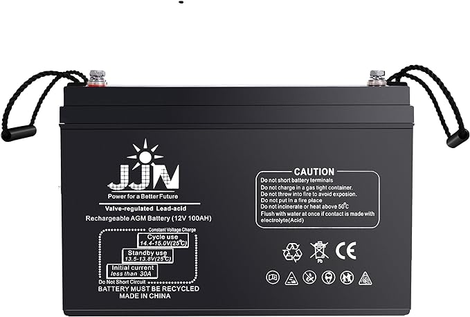 JJN 12V 100AH Deep Cycle AGM Battery Review