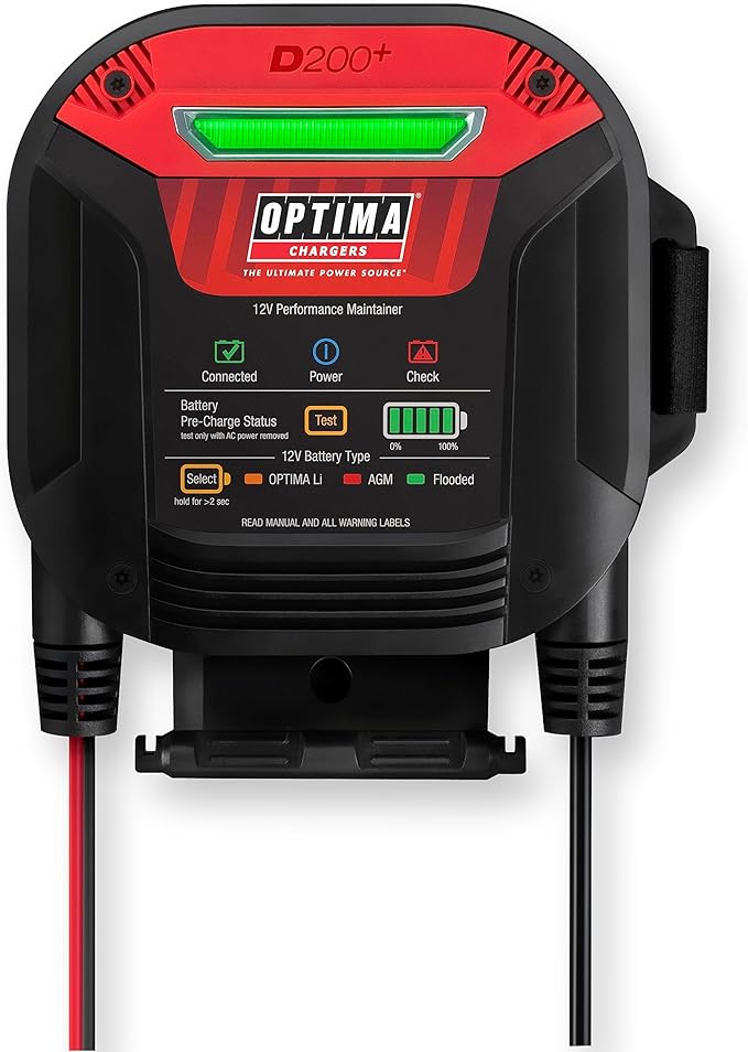 OPTIMA D200+ Battery Maintainer and Lithium Charger Review