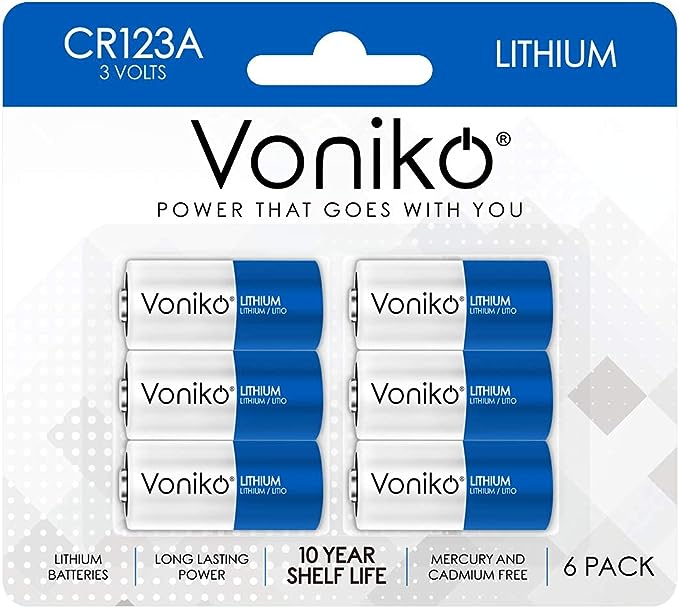 Voniko CR123A Lithium Batteries Review