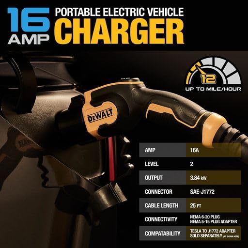 DEWALT Portable Electric Vehicle Charger Review