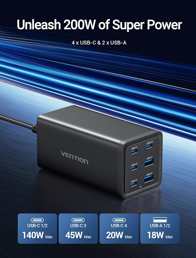 VENTION 200W MacBook Pro Charger Station Review