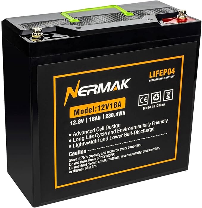 NERMAK 12V 18Ah Lithium LiFePO4 Deep Cycle Battery Review