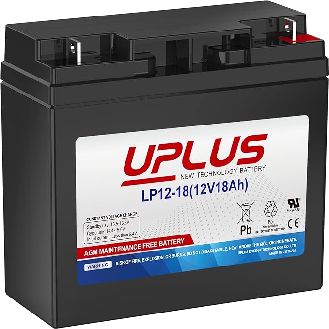 Uplus 12V 18Ah Rechargeable Sealed Lead Acid Battery Review